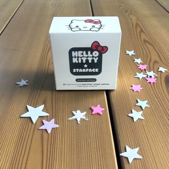Hello Kitty Other - LIMITED EDITION Starface x Hello Kitty NEW NIB Big Compact + 32ct Hydro-Stars